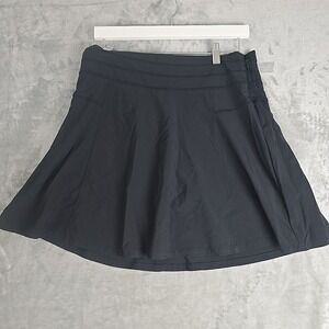 Athleta All Day Skort 4 Black Sporty Athletic Golf Tennis‎ Pickleball
